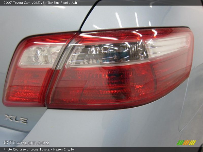Sky Blue Pearl / Ash 2007 Toyota Camry XLE V6
