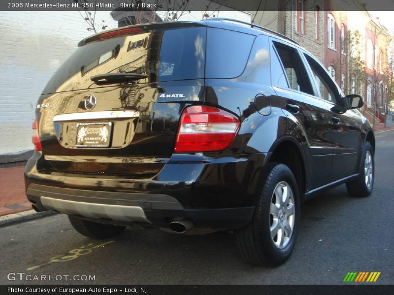Black / Black 2006 Mercedes-Benz ML 350 4Matic