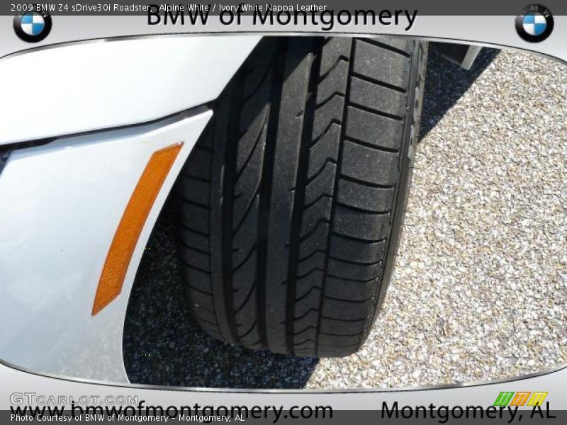 Alpine White / Ivory White Nappa Leather 2009 BMW Z4 sDrive30i Roadster