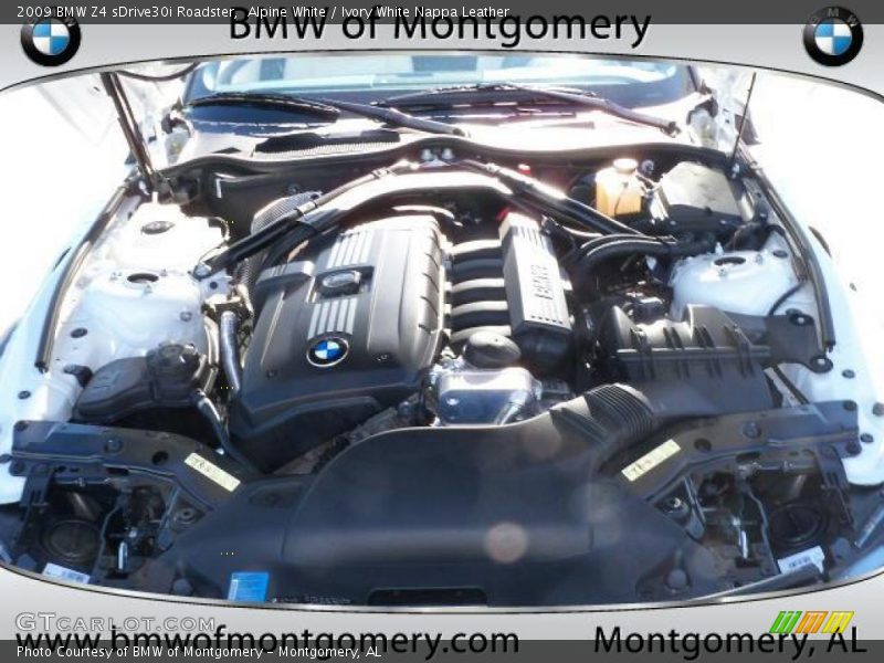 Alpine White / Ivory White Nappa Leather 2009 BMW Z4 sDrive30i Roadster