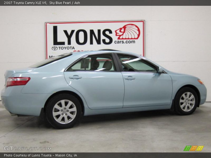Sky Blue Pearl / Ash 2007 Toyota Camry XLE V6