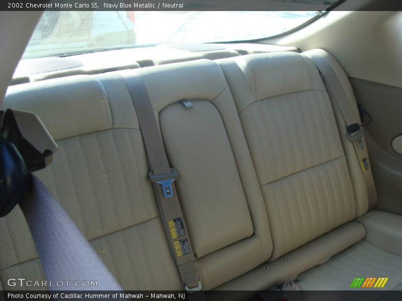 Navy Blue Metallic / Neutral 2002 Chevrolet Monte Carlo SS