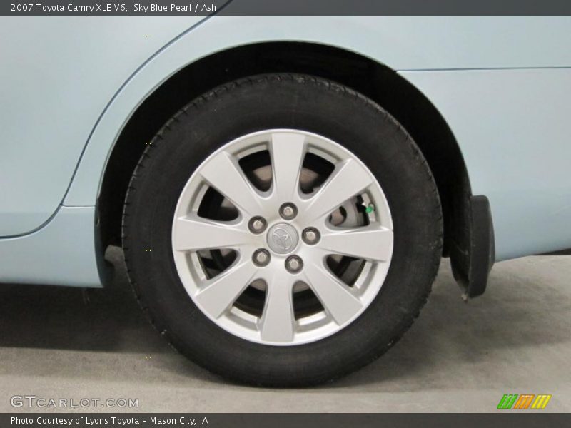 Sky Blue Pearl / Ash 2007 Toyota Camry XLE V6
