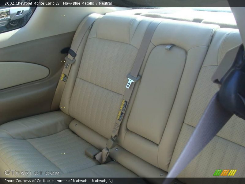 Navy Blue Metallic / Neutral 2002 Chevrolet Monte Carlo SS