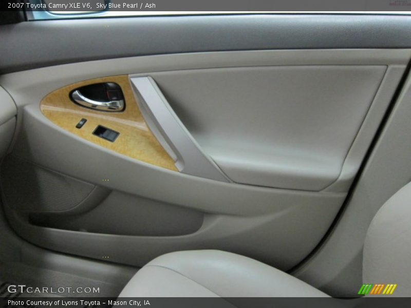 Sky Blue Pearl / Ash 2007 Toyota Camry XLE V6