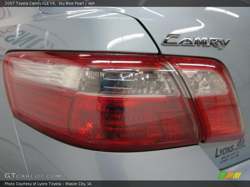 Sky Blue Pearl / Ash 2007 Toyota Camry XLE V6