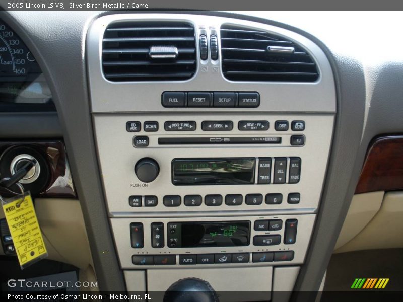 Silver Birch Metallic / Camel 2005 Lincoln LS V8