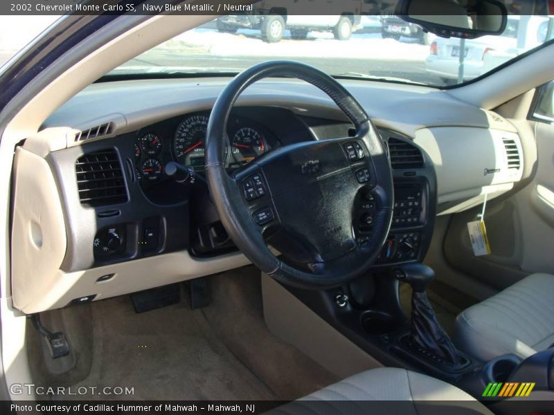 Navy Blue Metallic / Neutral 2002 Chevrolet Monte Carlo SS