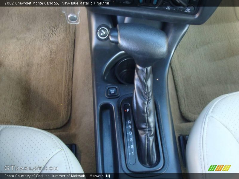 Navy Blue Metallic / Neutral 2002 Chevrolet Monte Carlo SS