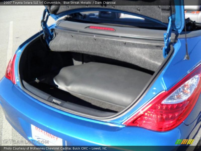  2007 Solara SLE V6 Convertible Trunk