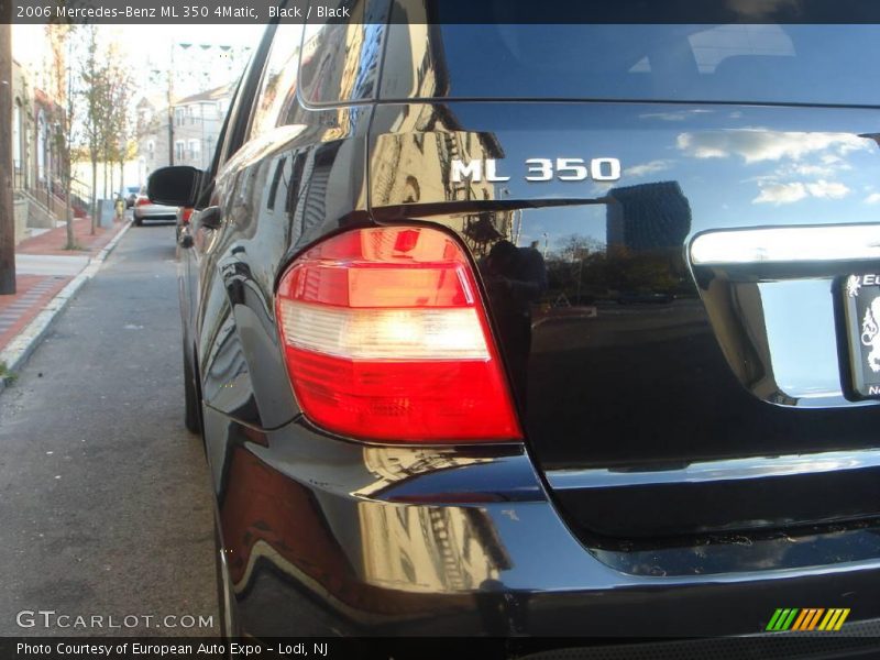 Black / Black 2006 Mercedes-Benz ML 350 4Matic