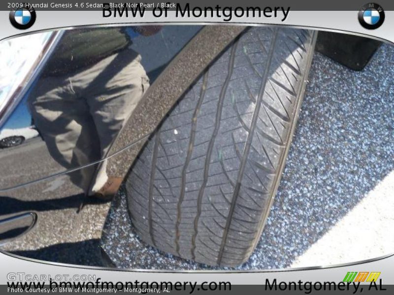 Black Noir Pearl / Black 2009 Hyundai Genesis 4.6 Sedan