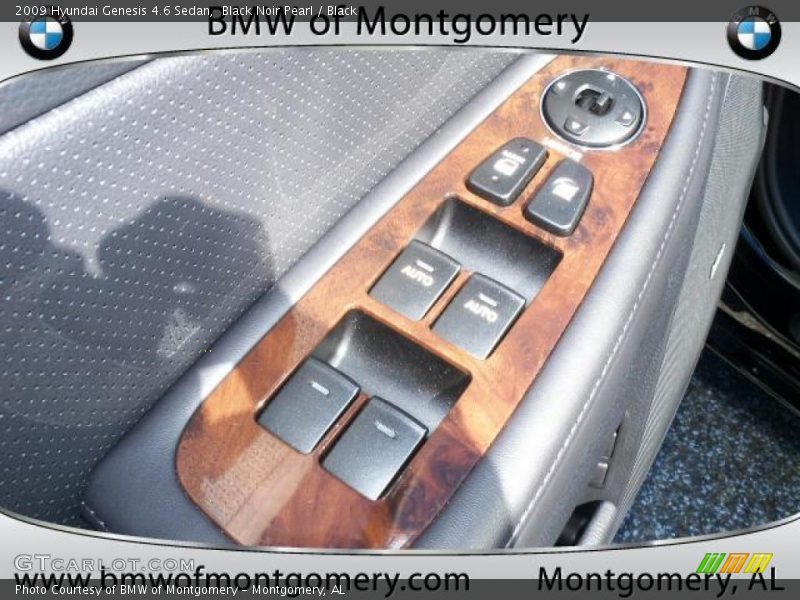 Black Noir Pearl / Black 2009 Hyundai Genesis 4.6 Sedan