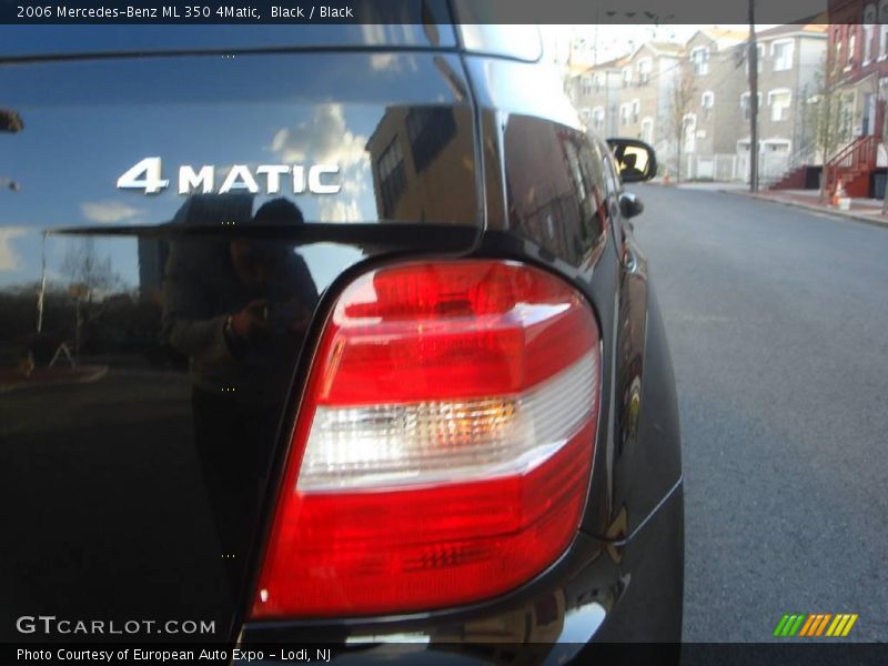 Black / Black 2006 Mercedes-Benz ML 350 4Matic