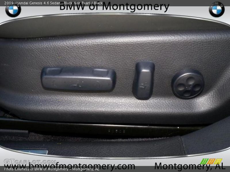Black Noir Pearl / Black 2009 Hyundai Genesis 4.6 Sedan
