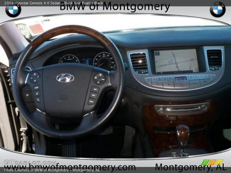 Black Noir Pearl / Black 2009 Hyundai Genesis 4.6 Sedan