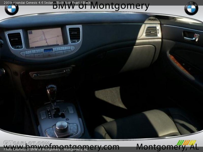 Black Noir Pearl / Black 2009 Hyundai Genesis 4.6 Sedan