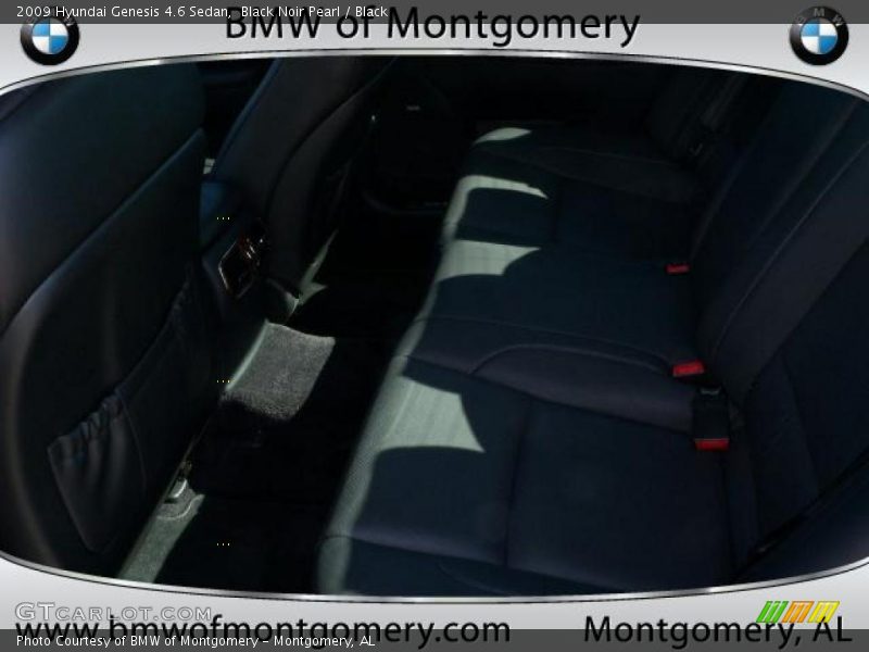 Black Noir Pearl / Black 2009 Hyundai Genesis 4.6 Sedan