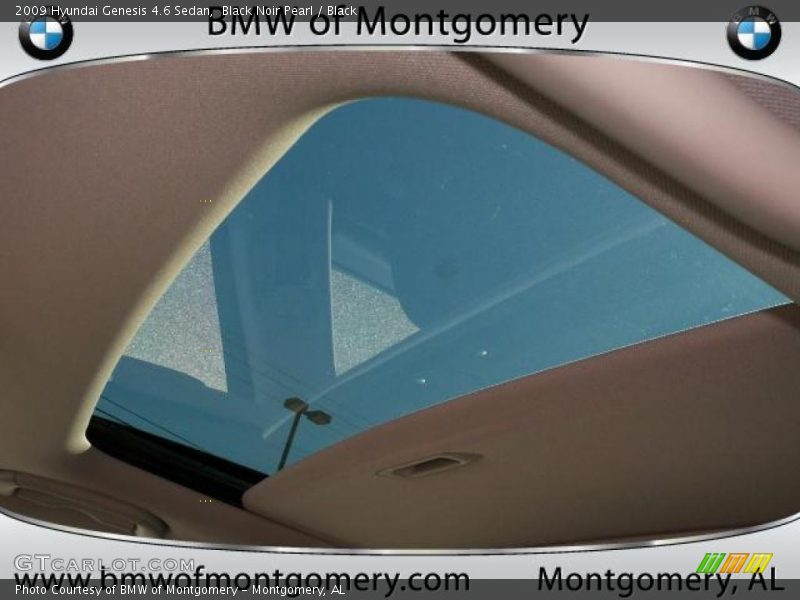 Black Noir Pearl / Black 2009 Hyundai Genesis 4.6 Sedan