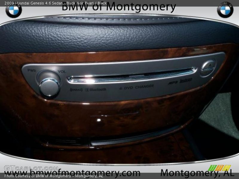 Black Noir Pearl / Black 2009 Hyundai Genesis 4.6 Sedan