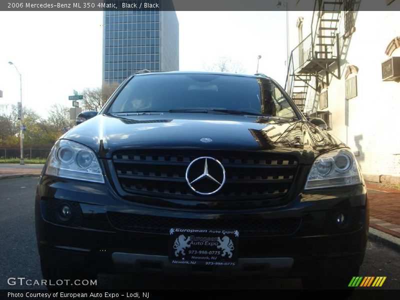 Black / Black 2006 Mercedes-Benz ML 350 4Matic