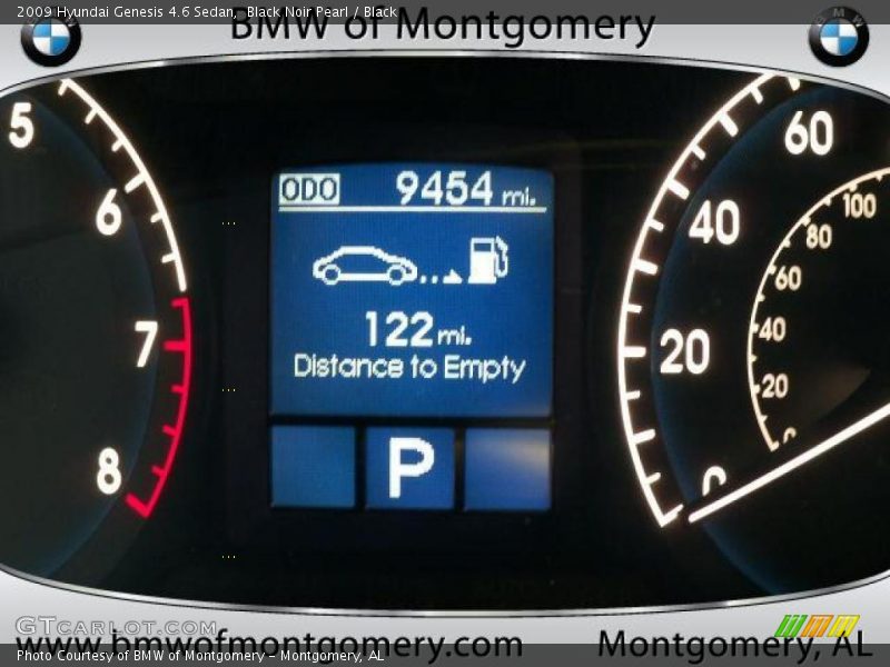 Black Noir Pearl / Black 2009 Hyundai Genesis 4.6 Sedan