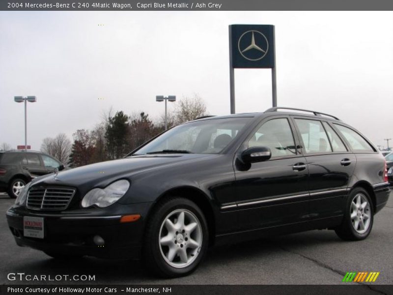 Capri Blue Metallic / Ash Grey 2004 Mercedes-Benz C 240 4Matic Wagon