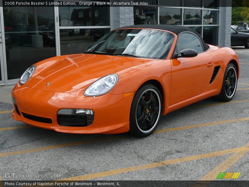 Orange / Black w/ Alcantara Seat Inlay 2008 Porsche Boxster S Limited Edition