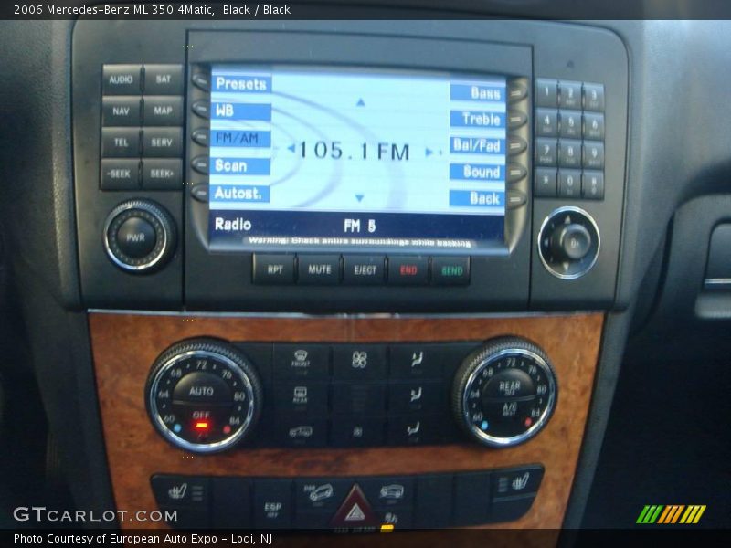 Black / Black 2006 Mercedes-Benz ML 350 4Matic