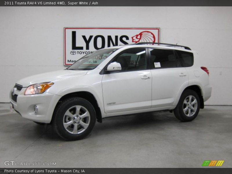 Super White / Ash 2011 Toyota RAV4 V6 Limited 4WD