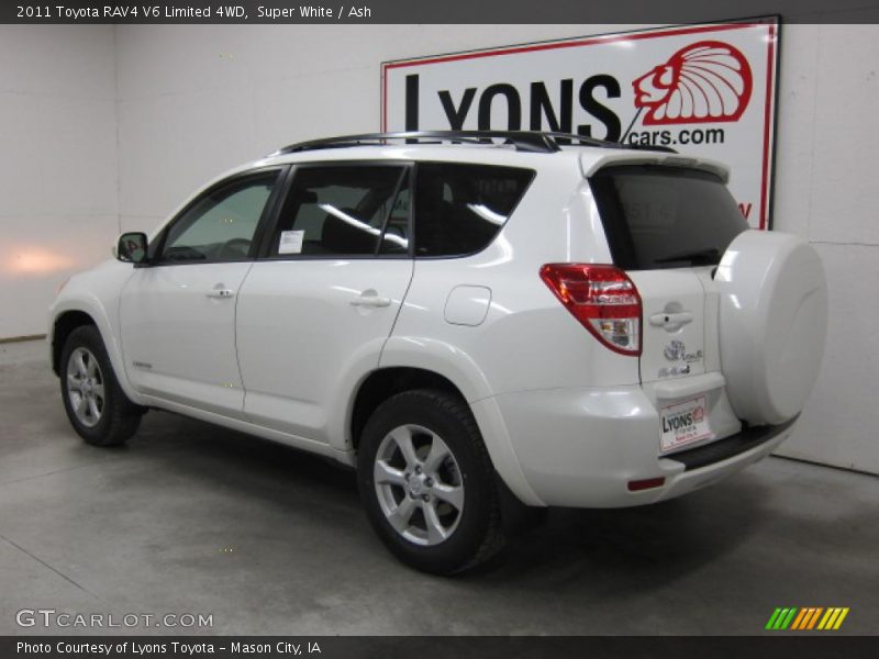 Super White / Ash 2011 Toyota RAV4 V6 Limited 4WD