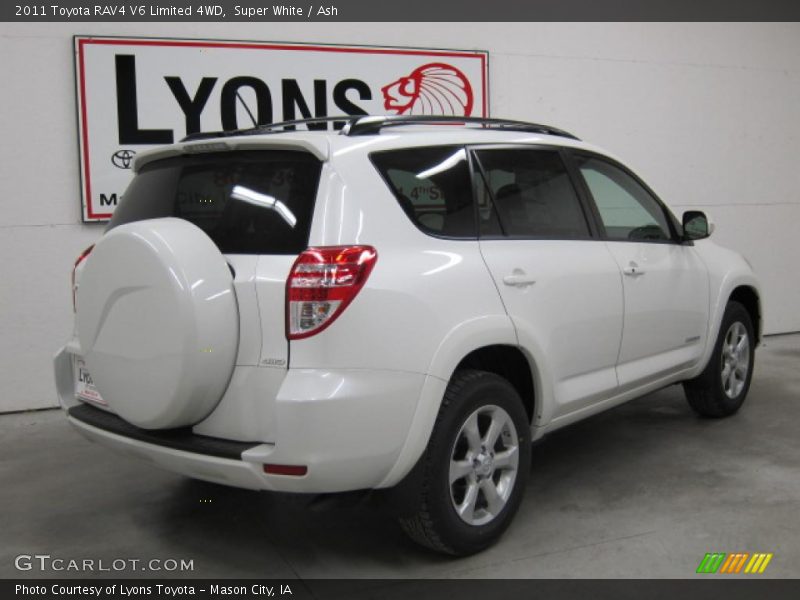 Super White / Ash 2011 Toyota RAV4 V6 Limited 4WD