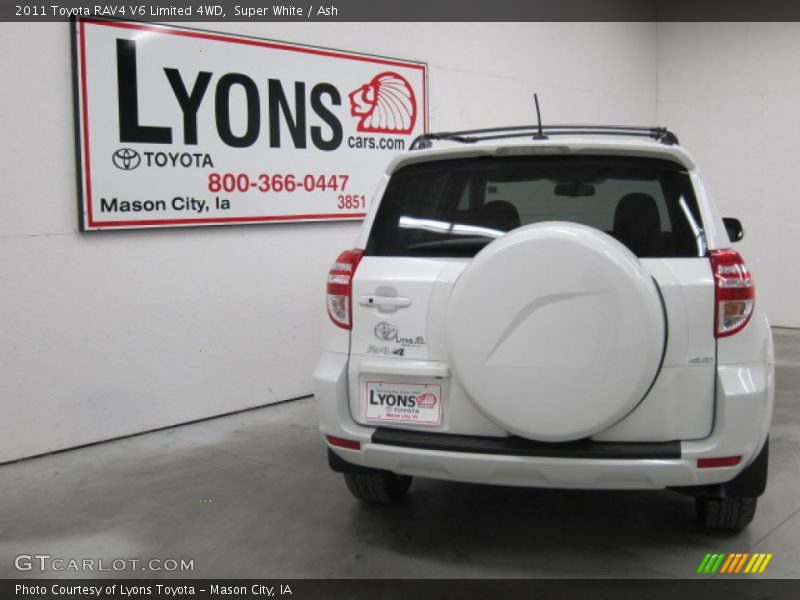 Super White / Ash 2011 Toyota RAV4 V6 Limited 4WD