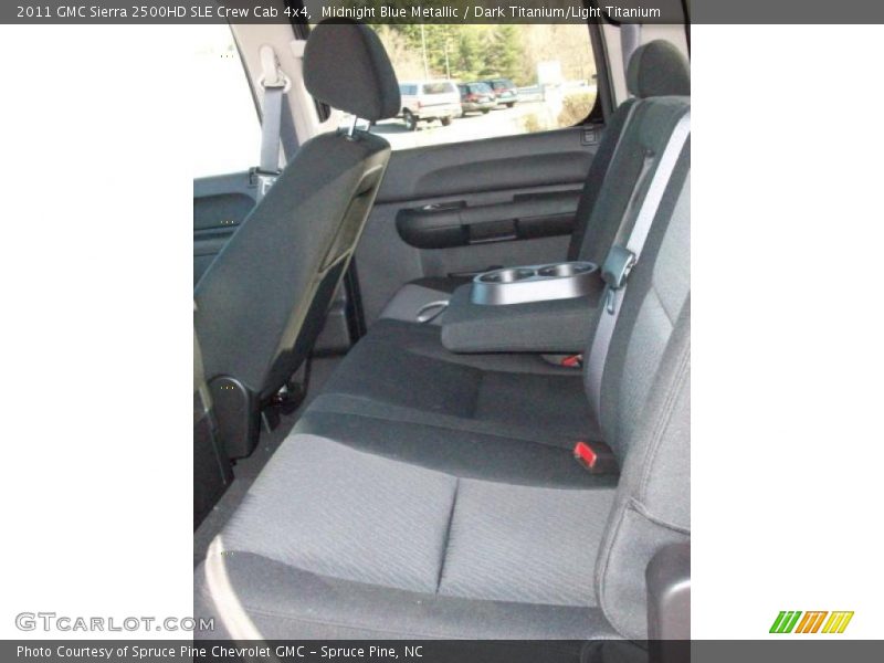 Midnight Blue Metallic / Dark Titanium/Light Titanium 2011 GMC Sierra 2500HD SLE Crew Cab 4x4