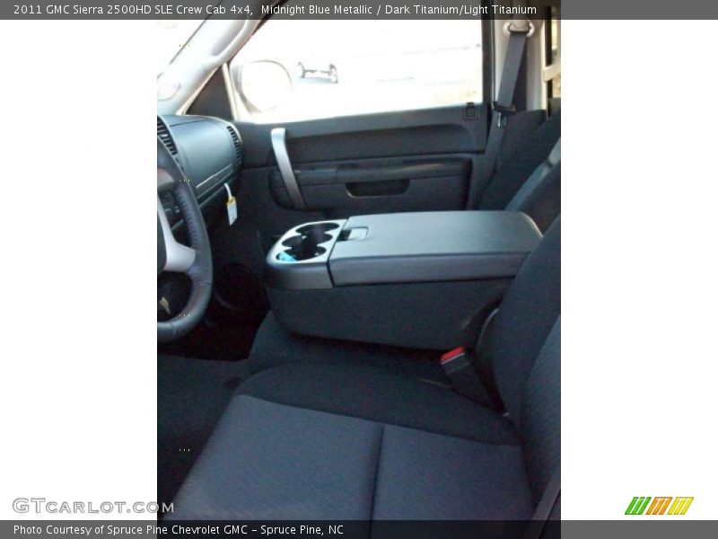 Midnight Blue Metallic / Dark Titanium/Light Titanium 2011 GMC Sierra 2500HD SLE Crew Cab 4x4