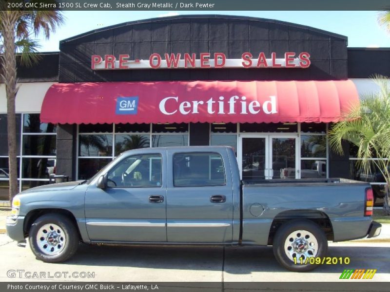Stealth Gray Metallic / Dark Pewter 2006 GMC Sierra 1500 SL Crew Cab