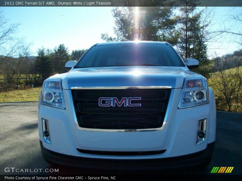 Olympic White / Light Titanium 2011 GMC Terrain SLT AWD