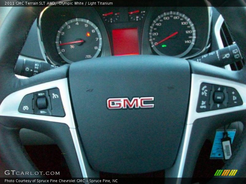 Olympic White / Light Titanium 2011 GMC Terrain SLT AWD