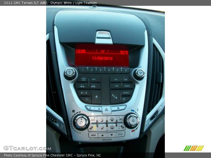 Controls of 2011 Terrain SLT AWD