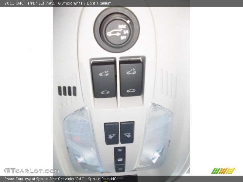 Controls of 2011 Terrain SLT AWD
