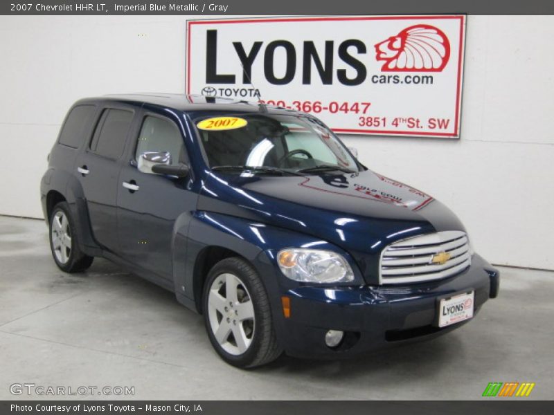 Imperial Blue Metallic / Gray 2007 Chevrolet HHR LT