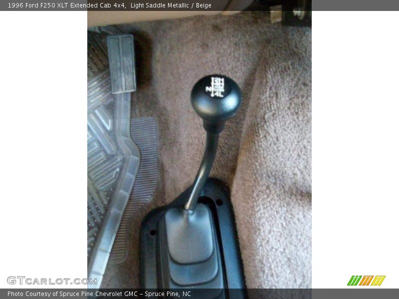 Controls of 1996 F250 XLT Extended Cab 4x4