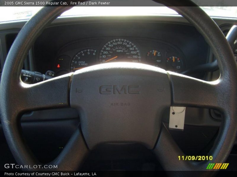 Fire Red / Dark Pewter 2005 GMC Sierra 1500 Regular Cab