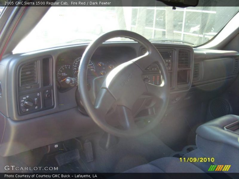 Fire Red / Dark Pewter 2005 GMC Sierra 1500 Regular Cab