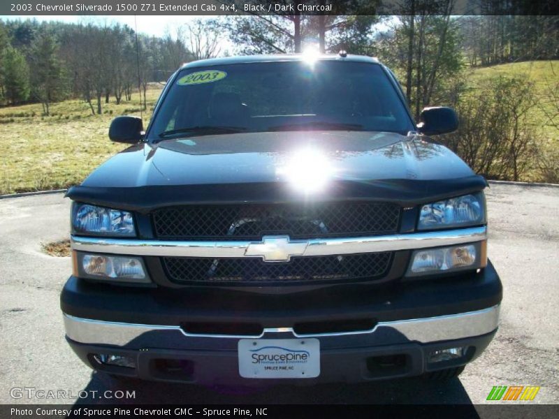 Black / Dark Charcoal 2003 Chevrolet Silverado 1500 Z71 Extended Cab 4x4