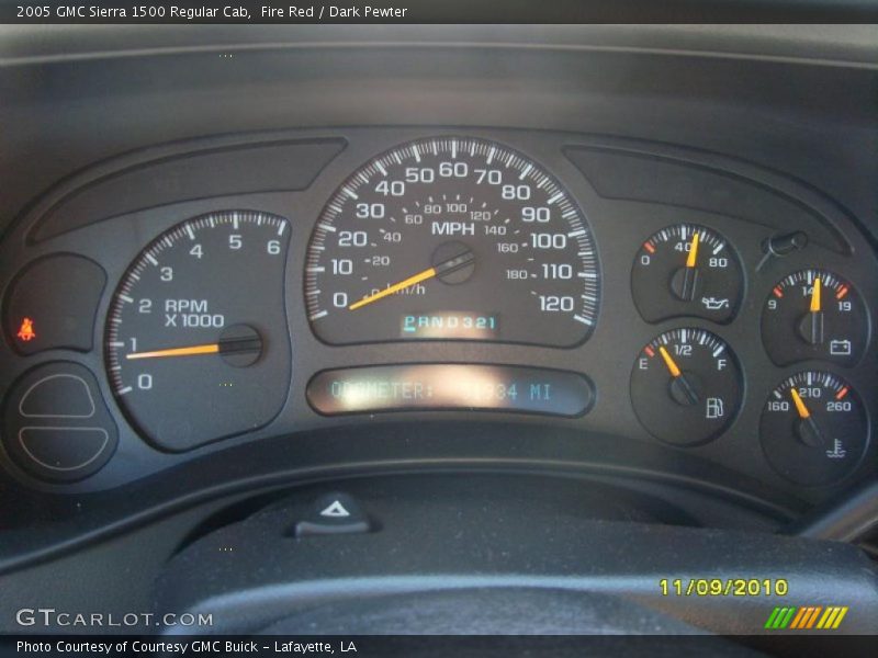  2005 Sierra 1500 Regular Cab Regular Cab Gauges