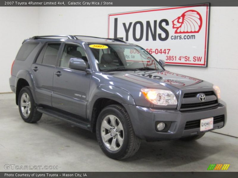 Galactic Gray Mica / Stone 2007 Toyota 4Runner Limited 4x4