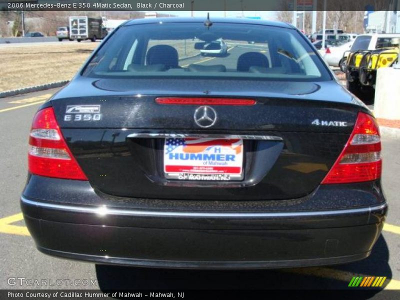 Black / Charcoal 2006 Mercedes-Benz E 350 4Matic Sedan
