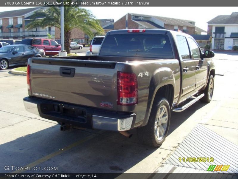 Medium Brown Metallic / Dark Titanium 2008 GMC Sierra 1500 SLE Crew Cab 4x4