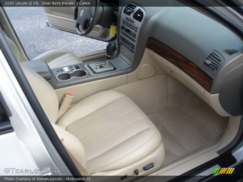 Silver Birch Metallic / Camel 2005 Lincoln LS V8